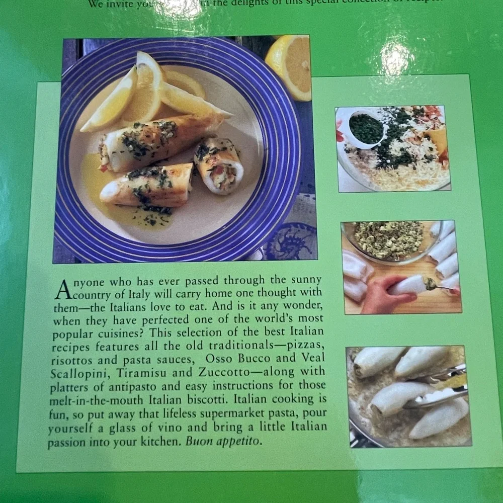 2 Step by Step Cookbooks Soups and Stews and Cooking Italian Cookbooks